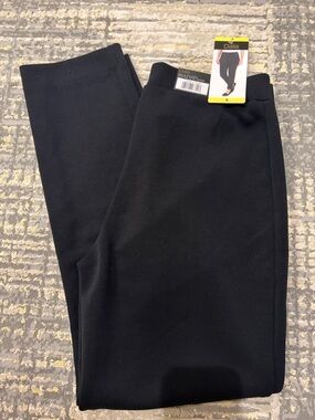 Dalia Black Stretch Pull-On Pants